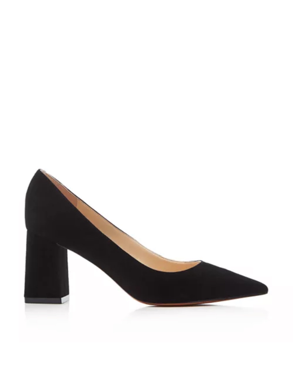 Marc Fisher - Mlzala Classic Black Suede Block Heel Pumps - Women